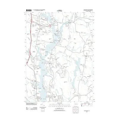 2012 Map of Uncasville, 2012 Print