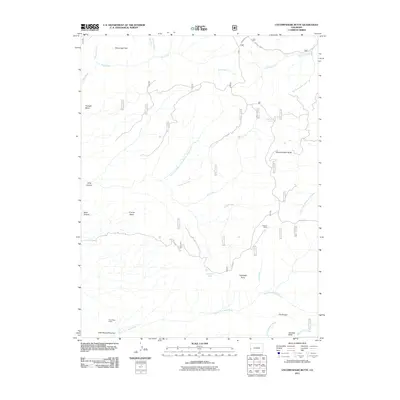 2011 Map of Uncompahgre Butte, 2011 Print
