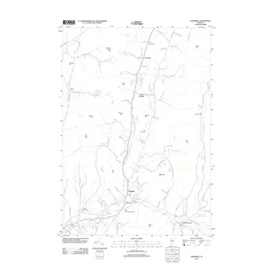 2012 Map of Underhill, 2012 Print