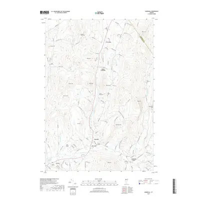 2018 Map of Underhill, 2018 Print