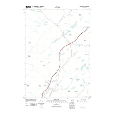 2010 Map of Underwood, 2010 Print