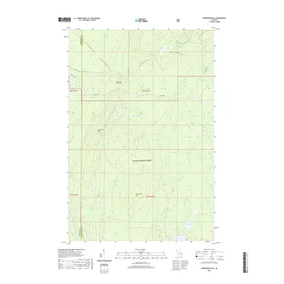 2019 Map of Underwood Hill, 2019 Print
