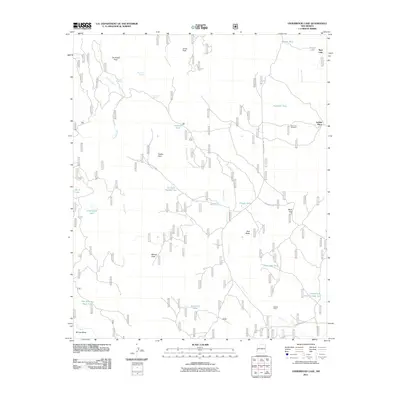 2011 Map of Underwood Lake, 2011 Print