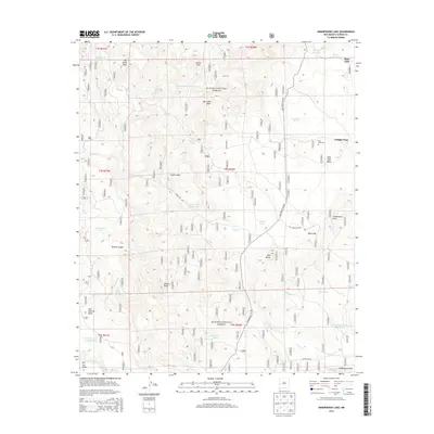 2013 Map of Underwood Lake, 2013 Print