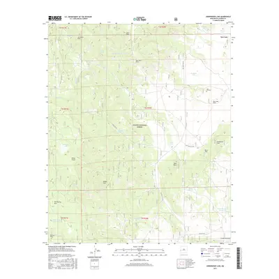 2017 Map of Underwood Lake, 2017 Print