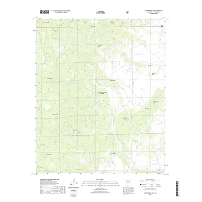 2020 Map of Underwood Lake, 2020 Print