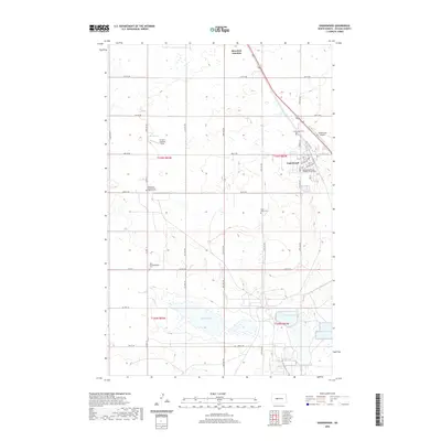 2020 Map of Underwood, 2020 Print