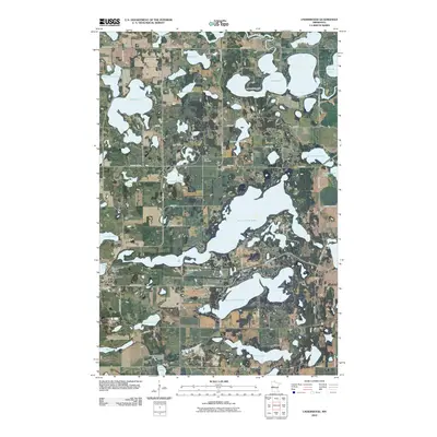 2010 Map of Underwood, 2010 Print
