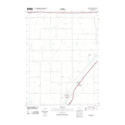 2010 Map of Underwood, 2010 Print