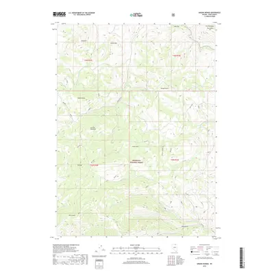 2018 Map of Ungina Wongo, 2018 Print