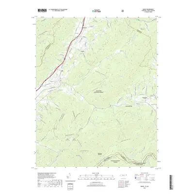 2019 Map of Unicoi, 2019 Print