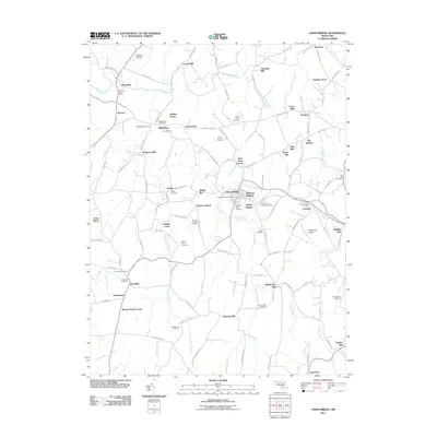 2011 Map of Union Bridge, 2011 Print