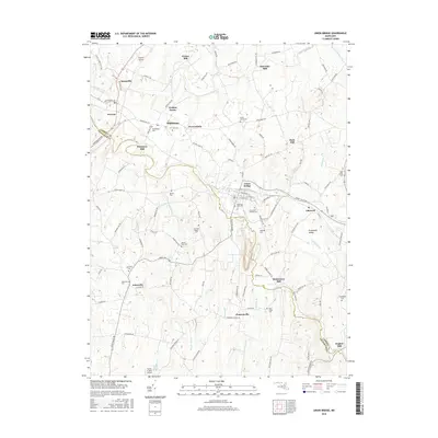 2016 Map of Union Bridge, 2016 Print