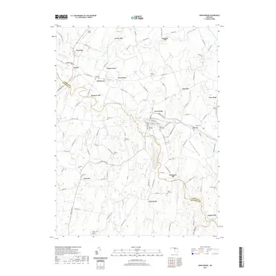 2019 Map of Union Bridge, 2019 Print