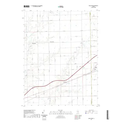 2021 Map of Union Center, 2021 Print