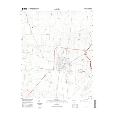 2016 Map of Union City, 2016 Print