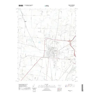 2019 Map of Union City, 2019 Print