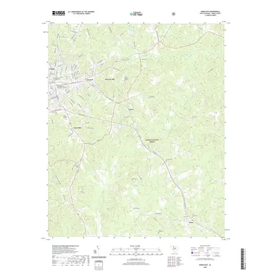 2020 Map of Union East, 2020 Print