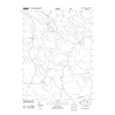 2011 Map of Union Furnace, 2011 Print