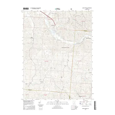 2016 Map of Union Furnace, 2016 Print