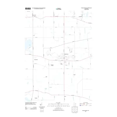 2013 Map of Union Grove, 2013 Print