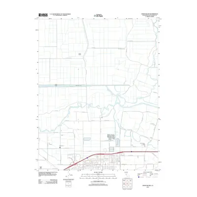 2012 Map of Union Island, 2012 Print