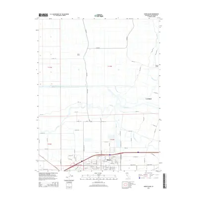 2015 Map of Union Island, 2015 Print