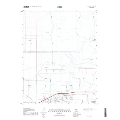 2018 Map of Union Island, 2018 Print