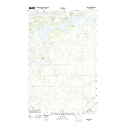 2013 Map of Union Lake, 2013 Print