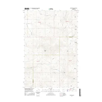 2017 Map of Union Peak, 2017 Print