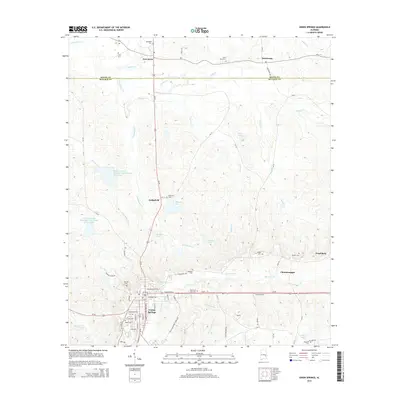 2014 Map of Union Springs, 2014 Print