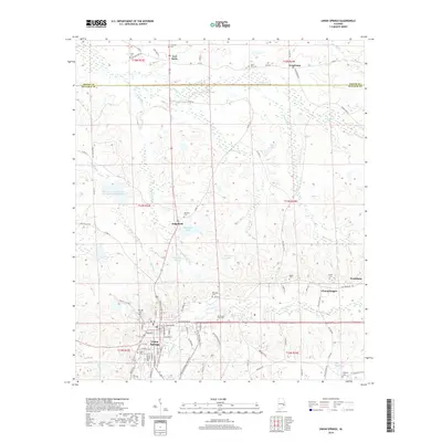 2018 Map of Union Springs, 2018 Print