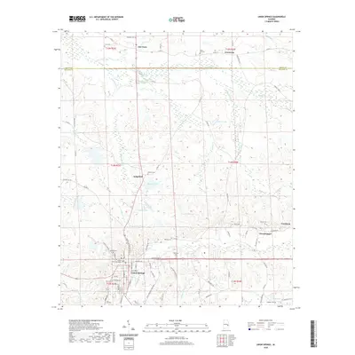 2020 Map of Union Springs, 2020 Print