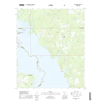 2018 Map of Union Springs, 2018 Print