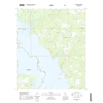 2020 Map of Union Springs, 2020 Print