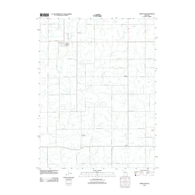 2012 Map of Union Star, 2012 Print