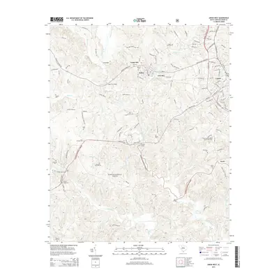 2014 Map of Union West, 2014 Print