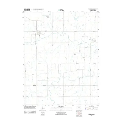 2012 Map of Uniontown, 2012 Print