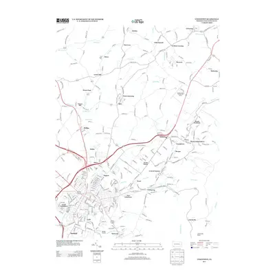 2013 Map of Uniontown, 2013 Print