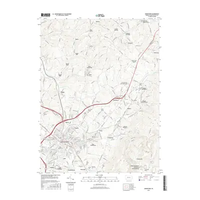 2016 Map of Uniontown, 2016 Print