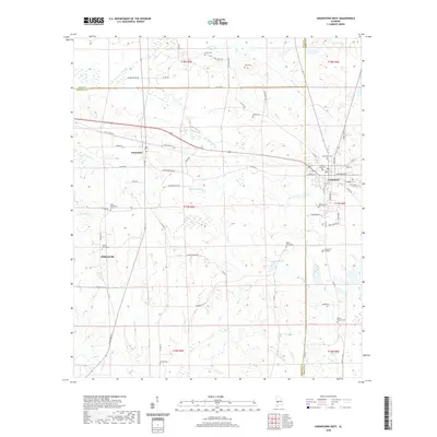 2020 Map of Uniontown West, 2020 Print
