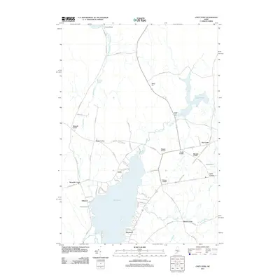 2011 Map of Unity Pond, 2011 Print