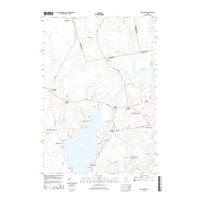 2014 Map of Unity Pond, 2014 Print