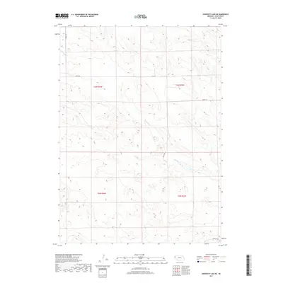 2017 Map of University Lake NE, 2017 Print