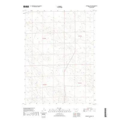 2017 Map of University Lake NW, 2017 Print