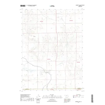 2017 Map of University Lake, 2017 Print