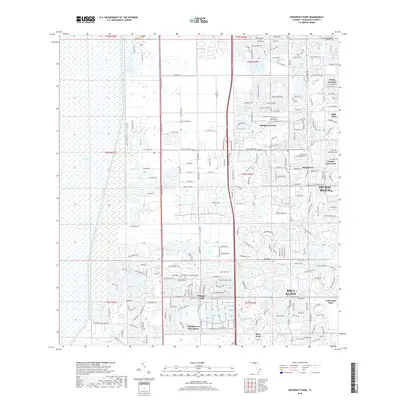 2018 Map of University Park, 2018 Print