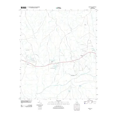 2011 Map of Upatoi, 2011 Print