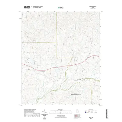 2020 Map of Upatoi, 2020 Print