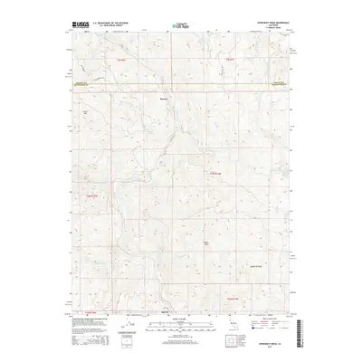 2015 Map of Updegraff Ridge, 2015 Print